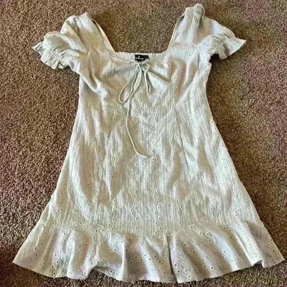 lulus Rapunzel Sage Green Sundress - Picture 4 of 6